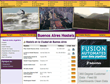 Tablet Screenshot of buenosaireshostels.info